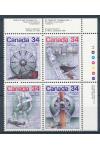 Kanada známky Mi 999-1002 4blok