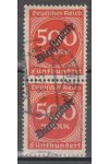Dt. Reich známky Mi D 81 2 páska