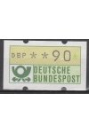 Bundes známky Mi A 1 - 90 PFG