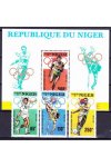 Niger známky Mi 1015-7+Bl.50