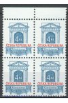 Česká republika známky 118 4 Blok - Matně lesklý lep