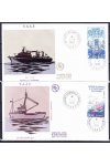 Antarktida francouzská známky Mi 0212-3 2x FDC razítko Iles Crozet a Kergeulen