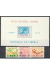 Liberia známky Mi 623-25 + Bl 31