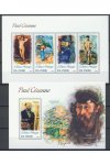 St.Thomas známky Mi 5226-9+Bl.905 Paul Cézanne