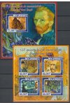 Mocambique známky Mi 7755-8+Bl.991 Vincent van Gogh