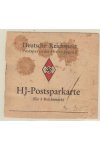 Deutsches Reich celistvost - HJ Postsparkarte