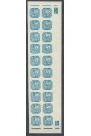 Protektorát známky NV 10 20 Pás Dz 22-44 2x Přerušený rám