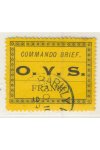 Oranje Staat známky Mi M 1 - Military frank Stamp - KVP  stržený apír