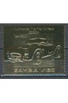 Zambia známky Mi 100 let Automobilu - 22K Gold - Cobra