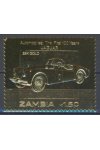 Zambia známky Mi 100 let Automobilu - 22K Gold - Jaguar