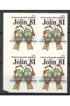 Island známky Mi Jól 1981 4 Blok