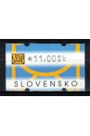 Slovensko známky AT II hodnota 11 Sk světlý tisk