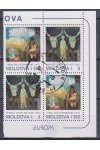 Moldavsko známky Mi 94-95 4 Blok
