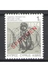 Kypr známky Mi Z 7 VA SPECIMEN