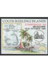 Cocos Islands známky Mi Blok - Stampshow 1989