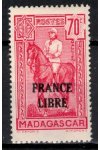 Madagaskar známky Yv 244 přetisk Frnce Libre