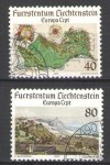 Liechtenstein známky Mi 667-68
