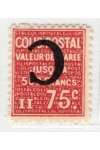 Francie známky CPS Yv 112 A obrácený přetisk - zkoušená
