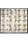 ČSSR známky 1840-5 Čtyřbloky