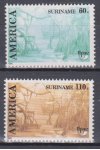 Surinam známky Mi 1347-48