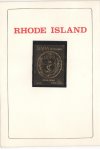 Staffa Scotland známky - Zlatá známka - Rhode Island -…