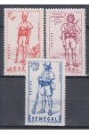 Senegal známky Yv 170-72