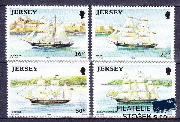 Jersey známky Mi 577-80