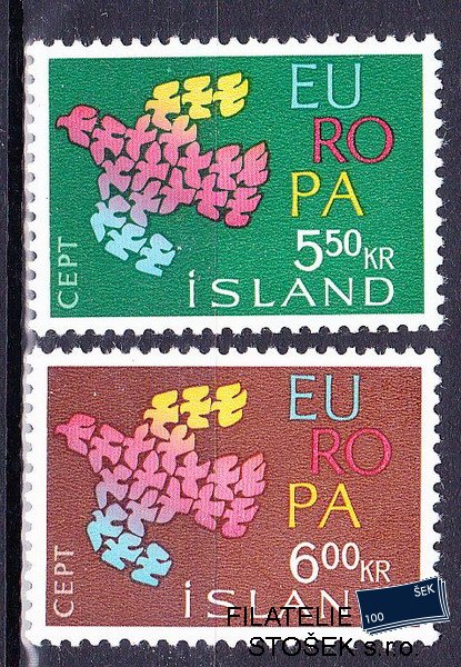 Island známky Mi 0354-5