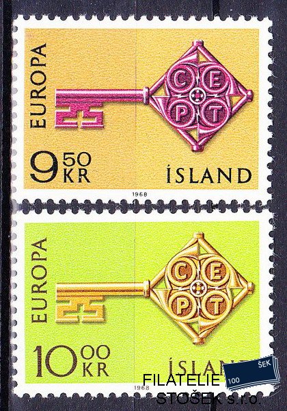 Island známky Mi 0417-8