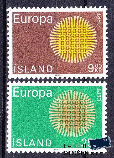 Island známky Mi 0442-3