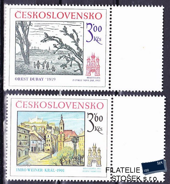 ČSSR známky 2311-2 KP