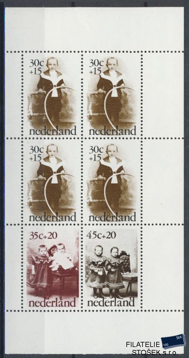 Holandsko známky Mi 1039-42 (Bl.13)