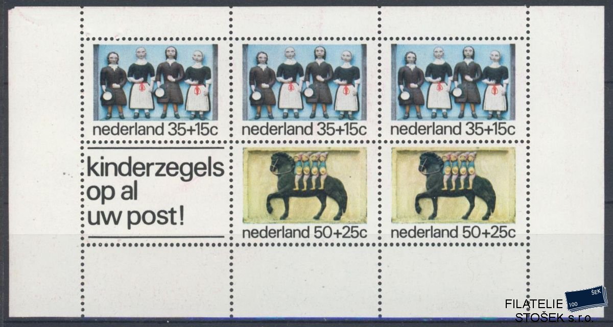 Holandsko známky Mi 1059-62 (Bl.14)