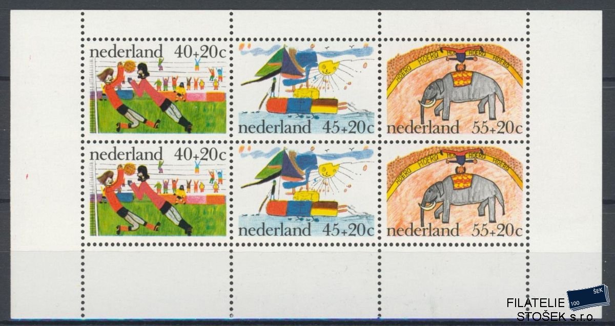 Holandsko známky Mi 1088-91 (Bl.15)