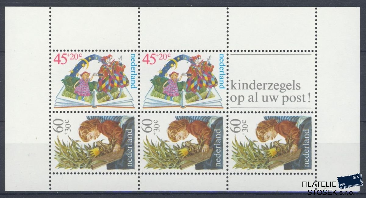 Holandsko známky Mi 1171-4 (Bl.21)