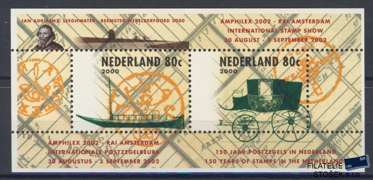 Holandsko známky Mi 1821-2 (Bl.66)