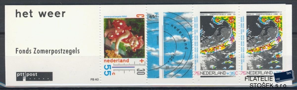 Holandsko známky Mi 1379-81 MH 41