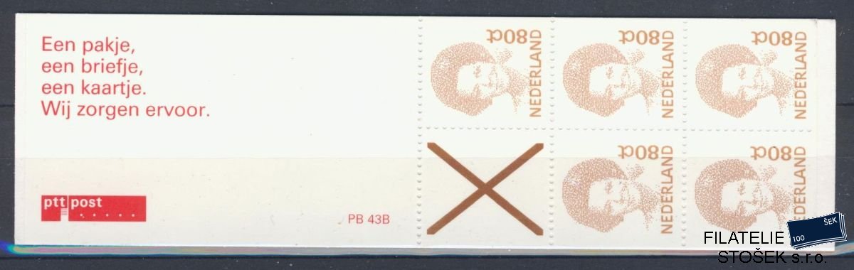Holandsko známky Mi 1411 MH 44