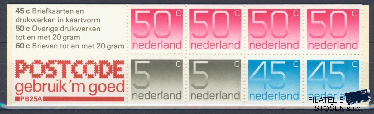 Holandsko známky Mi 1065+1069 MH 26