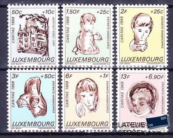 Lucembursko známky Mi 779-84