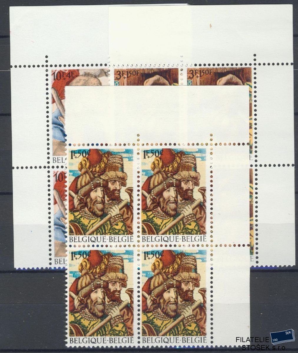 Belgie známky Mi 1562-64 4 Blok