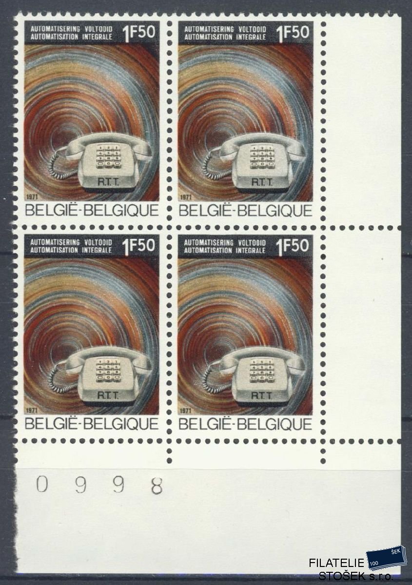 Belgie známky Mi 1624 4 Blok