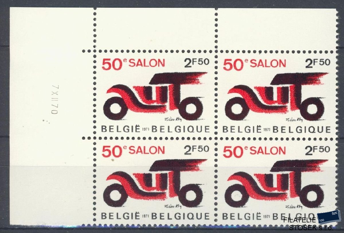 Belgie známky Mi 1625 4 Blok