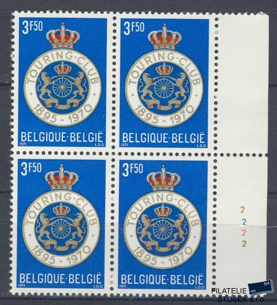 Belgie známky Mi 1626 4 Blok