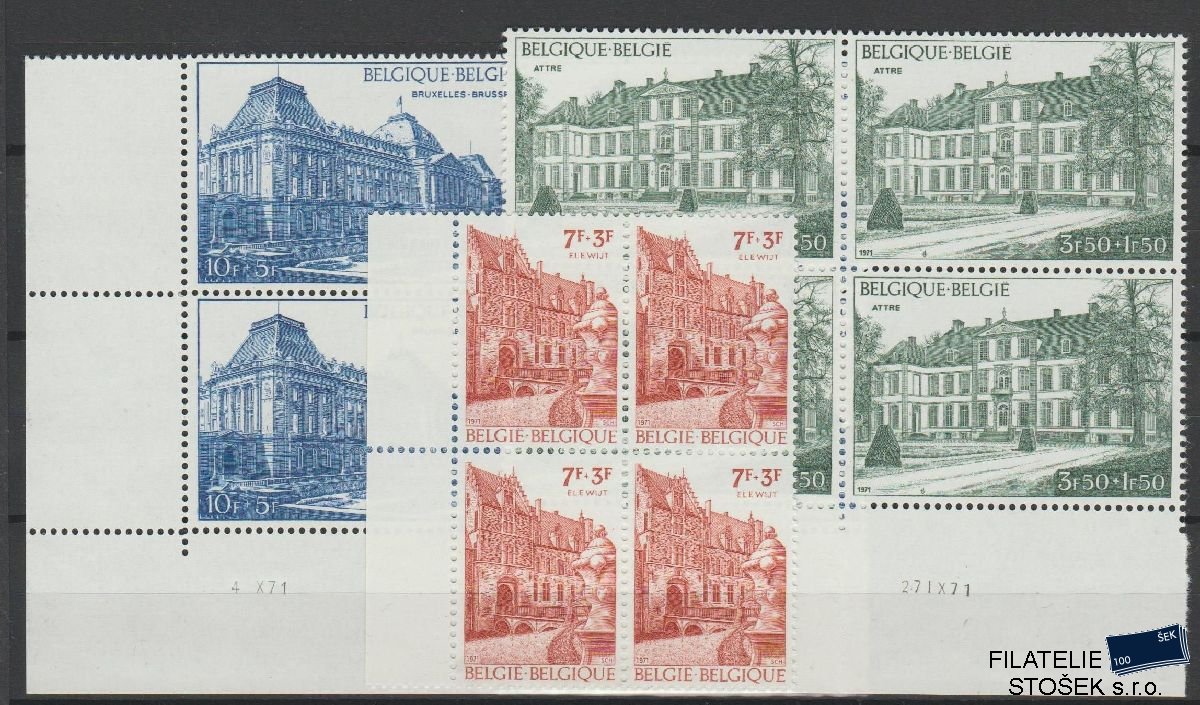 Belgie známky Mi 1658-60 4 Blok