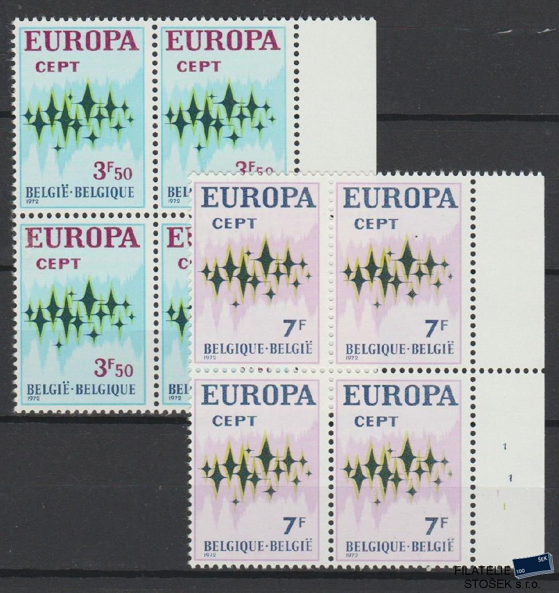 Belgie známky Mi 1678-79 4 Blok