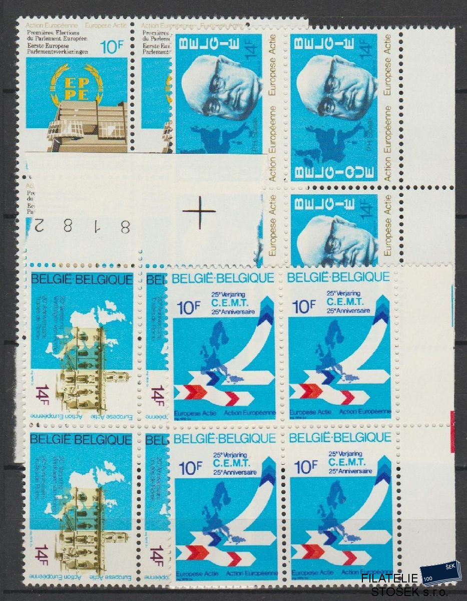 Belgie známky Mi 1936-39 4 Blok