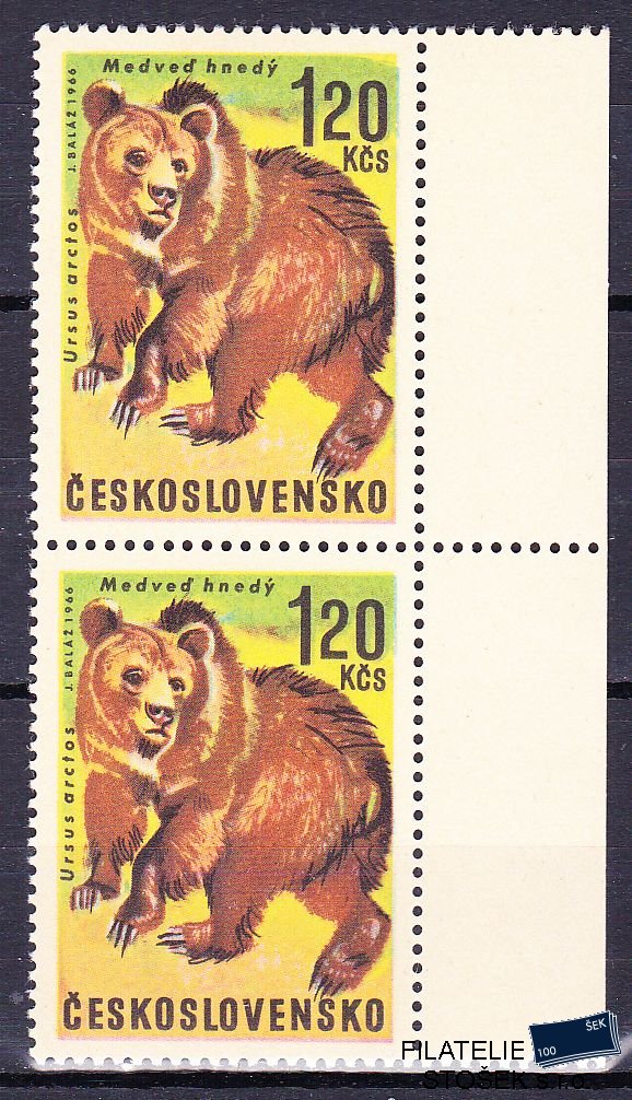 ČSSR známky 1572 HZ zleva doprava - dvoupáska