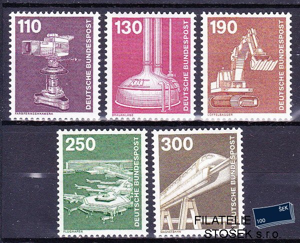 Bundes známky Mi 1134-8