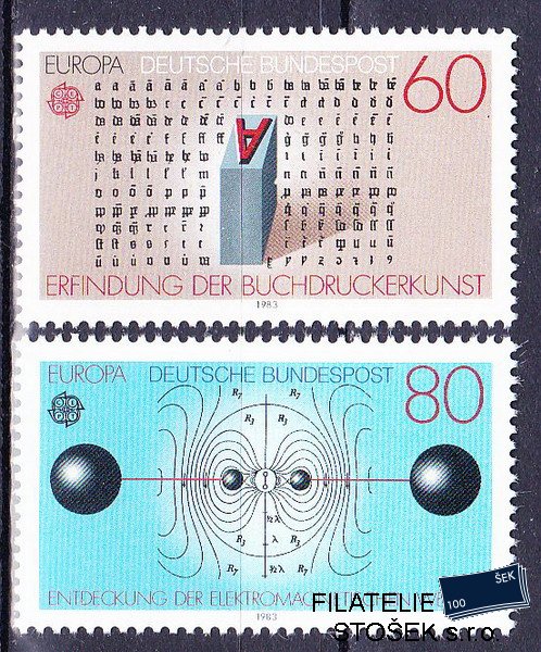 Bundes známky Mi 1175-6